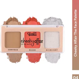 glam21 Cheeky Affair 3in1 Face Palette Blush, Contour & Highlighter|Waterproof Makeup-picture-28