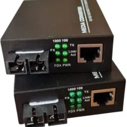 RAMEX Dual Fiber to Ethernet Converter 10/1000/1000Mbps 1Gb SC Transceiver 1 Ports 1000 Mbps Network Switch-picture-0