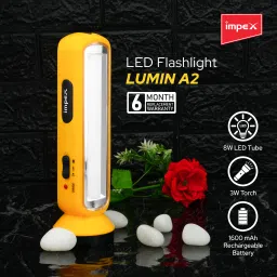impex 2 in 1 LUMIN A2 LED flashlight & Lamp with 1600mAh | Ultra Bright | Lightweight Torch image 3