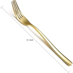 krusan Stainless Steel Dinner Forks Table Forks Set Long Handle Forks for Buffet Forks Stainless Steel Serving Fork Set image 2
