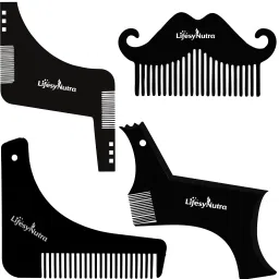 Professional Beard Shaper Tool With Comb For Men, Home & Salon Beard Accessories-11