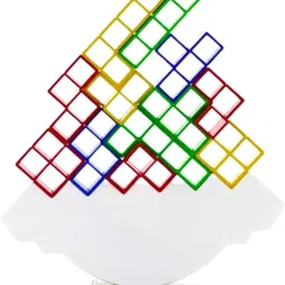 dorytoys Tower Game 32 Pcs Stack Tower, Swing Stack Balance Building Block image 2