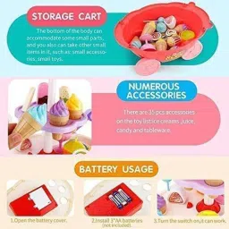 kapishreeenterprise Ice Cream set toy image 3