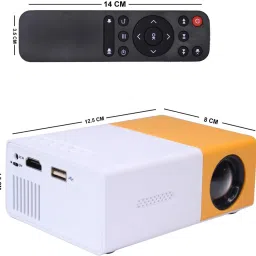 VOLTegIC Mini Projector LCD Low Power Projector for Kids 400 lm LED Corded & Cordless Portable Projector-5