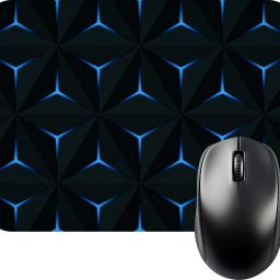 FINIXSTORE Premium Geometric Design With Black Shapes Printed (9 inch x 7 inch) Non Slip Base Mousepad-image-97