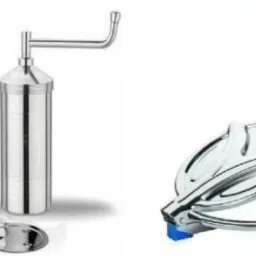 SS kitchen press 6 jali with puri press machine heavy quality combo Roti and Khakra Maker-12