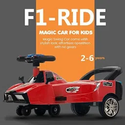 Magic Swing Car Ride on with Music & Lights Car Non Battery Operated Ride On-7