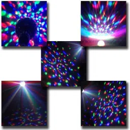voltegic ™ Ball Bulb Multi Changing Color [Energy Class A+++] Single Disco Ball image 4