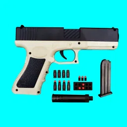 Shooting Toy Gun for Kids Soft Bullet Blaster Gun |.| Foam Darts Jump Ejecting Guns & Darts-image-45