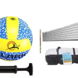 yb pu volleyball with net and air pump xc25 Volleyball - Size: 4-image-16