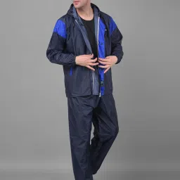 Colorblock Men Raincoat-image-85