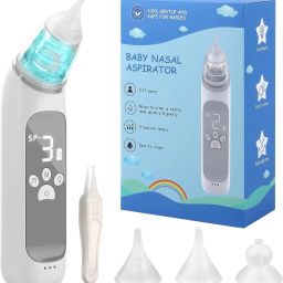 Electric Baby Nasal Aspirator - New Born Nasal Suction Cleaner Battery Operated Nasal Aspirator-image-46