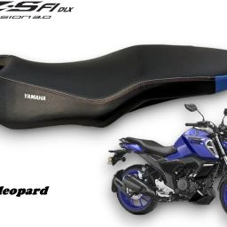 BULLET 350 NEW 2023 MODEL BLACK RETRO BIKE SEAT COVER Single Bike Seat Cover For Yamaha FZ-S-image-21