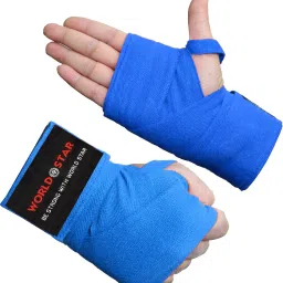 blue boxing hand warp cotton ( 108inches ) Boxing Hand Wrap-image-33