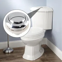 imaashi Dual Flush Toilet Tank Button - 58mm Replaceable Round Push Button Flush Tank Flush Tank Lever image 2