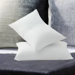 LUXURY Polyester Fibre Solid Sleeping Pillow Pack of 2-23
