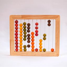Premium Wooden Abacus for Kids 2+ Years Educational Toy, Colorful Counting Beads-12
