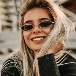 shade house UV Protection, Gradient, Polarized Oval, Rectangular Sunglasses (Free Size) image 5