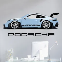 59 cm Car Mountain jeeps, Racing car Wall Sticker Big size sticker, 3D sticker Self Adhesive Sticker-image-9