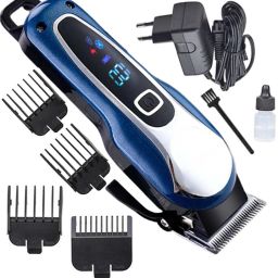 HUJY Body Groomer Rechargeable Cordless HairClipper With LCD Display Grooming Kit 60 min Runtime 4 Length Settings-41