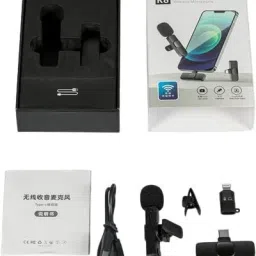 mafai Wireless K8 Collar Mic Mini Omnidirectional Lapel Collar for iPhon&Android TypeC Youtube Video Making Microphones Wireless image 3