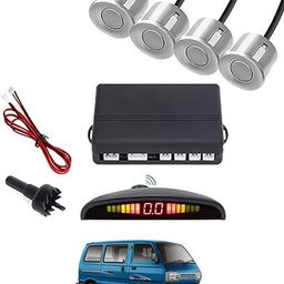 maties Universal Car Reverse Parking Sensor With LED Display ,Buzzer 163 4Parking Sensor Increased Safety For Passengers Silver 163 Parking Sensor-picture-49