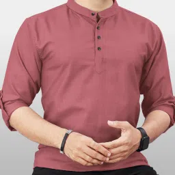 Men Solid Polyester Straight Kurta-picture-17