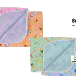Cotton, Plastic Baby Bed Protecting Mat-image-22