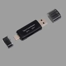 HRYFiNE 2 in 1 SD Card Reader USB Type C, USB 3.0 and Micro USB OTG Memory Card Adapter Card Reader-17