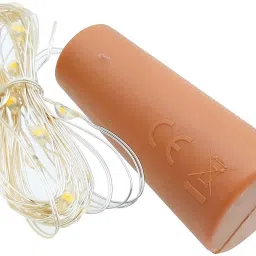 20 Led Cork Copper Wire String Lights,2M Battery Operated (Pack of 7) LED Front Rear Light Combo-image-40