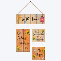 Floral Elegant Design In This Home Stylish Wooden Wall Hanging Home Decor Items-4