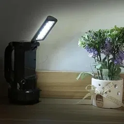 aubade Portable Long range Laser LED Kisan Torch + High Bright Side SMD Light DP-7324 Torch image 3