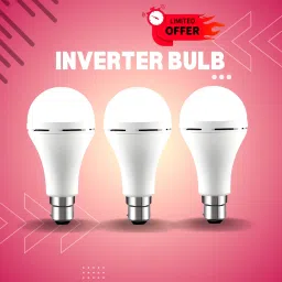 Rechargeable Emergency Bulb Inverter Bulb, 3Hr battery backup_Pack oF 3 G246 3 hrs Bulb Emergency Light-image-89