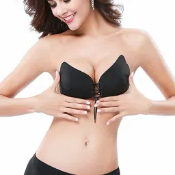 Invisible Silicone Gel Self Adhesive Backless Reusable Stick on PushUp Bra DN129 Nursing Breast Pad-image-22