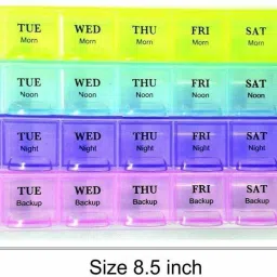 7 days 28 Squares Weekly 7 Days Tablet Pill Box Holder Medicine Storage Organizer Container Case Pill Box Pill Box-23