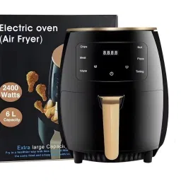 Air Frye 2400 W 6 Litre Touch Screen Crisps Roast Reheat Dehydrates French Fries Air Fryer-picture-7