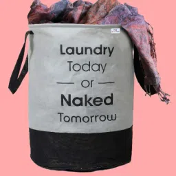45 L Grey Laundry Bag-image-85