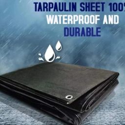 TARPAULINE SHEET WATERPROOF COVER Tent - For PROTECT FROM UV RESISTANT,RAIN, 12 FEET X 18 FEET-image-16