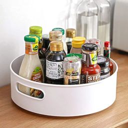wens Multipurpose Plastic 360 Degree Rotating Rack Cum Organiser-picture-13