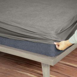 Elastic Strap King Size Breathable, Stretchable, Waterproof Mattress Cover-image-54