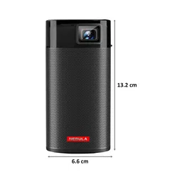ANKER Nebula Apollo Pocket Size Projector (FWVGA DLP, 200 ANSI Lumens, Android 7.1, HDMI + USB + Bluetooth + Wi-Fi, 6W Immersive Audio, Black) image 2