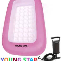 Pink Kids and children Swimming Pool & Bath Tub ,5 Feet Ractangular Inflatable Swimming Pool, Inflatable Toy Pump, Pool Accessory-image-5