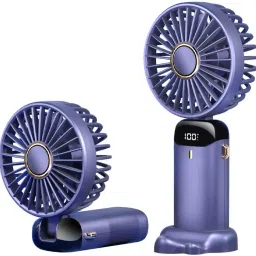 DIGITRENDS Mini Portable Fan,Powerful Rechargeabe Handheld Fan electric 1800 mah 5 Speed n15 handheld fan with display Rechargeable Fan-19