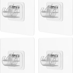 Self Adhesive Curtain Rod Holder Without Drill/Curtain Rod Hooks Curtain Hangers Hook 1-69