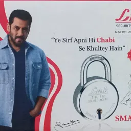 Smart 65mm Round 7 Levers, Link Double LocK, Hardened Shackle,Steel Body,4 Keys Lock-image-3