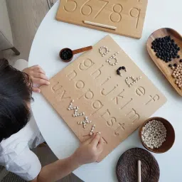 shalafi Learning Alphabet Tracing Slate Small abc Writing Practice Boards for Kids image 4