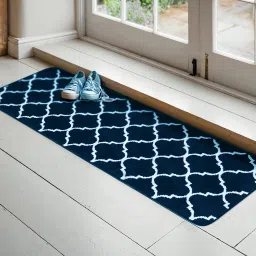 Blue Polyester Runner-8