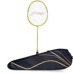 Blend Strung Badminton Racquet – Lightweight Frame, Pre-Tensioned Strings Multicolor Custom Strung Tennis Racquet-image-22