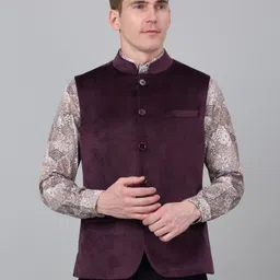 cantabil Solid Men Waistcoat-picture-6
