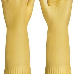 rbgiit Safety Protective Protection Hand Care Long Sleeve Natural Rubber N-2 Rubber Safety Gloves-picture-3